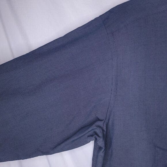 Ted Baker Dress Shirt Mens 4 Blue - Picture 3 of 11